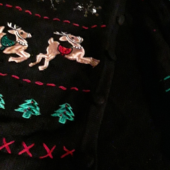 CHRISTMAS  SWEATER  VEST--  WOMENS  2XL ?? - Picture 3 of 8